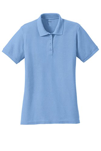 Joe's USA Ladies Polo's 6.5-Ounce, Double Pique Knit Cotton/Poly Polos in Adult Sizes: XS-4XL