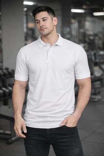 Image of Men Regular fit Polo Neck T Shirt||Casual Wear ||Half Sleeve Tshirt for Men