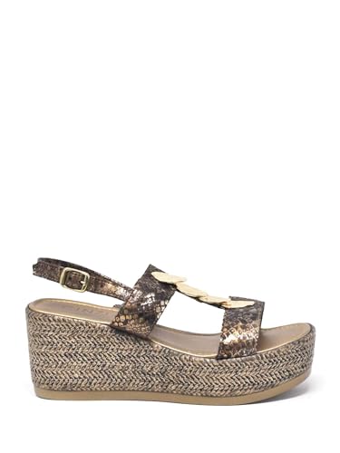 Sandales compensées Cinzia Soft marron l'excellence du confort