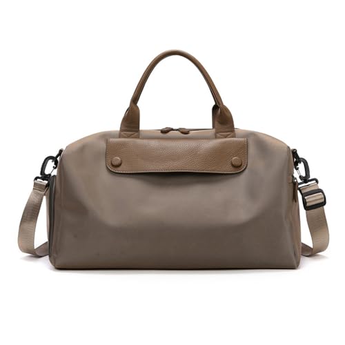 スポーツバッグ ボストンバッグ ジムバック 旅行バッグ トラベルバッグ 3WAY シューズ収納 大容量 メンズ レディース ユニセックス 乾湿分離 アウトドア 機内持込 男女兼用 修学旅行 軽量 おしゃれ (カーキ)