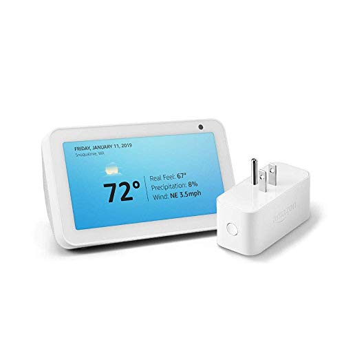 Echo Show 5 Sandstone with Amazon Smart Plug