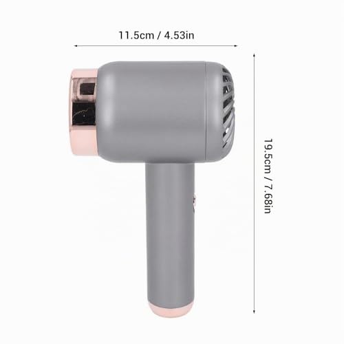 CHICIRIS Secador de Pelo Iónico, Secador Inalámbrico con Tecnología Iónica Avanzada con Batería de 1500 MAh y Motor de Alta Potencia, para un Secado Rápido en el Salón de Viaje en Casa (gris oscuro)