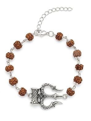 Premium Natural Rudraksha Beads Bracelet for Men & Women | Adjustable Prayer Wrist Band | Meditation Yoga Daily Wear Spiritual Jewelry-image-43