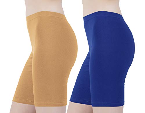Image of Buy That Trendz Cotton Lycra Tight Fit Stretchable Cycling Shorts Womens | Shorties for Active wear /Exercise /Workout /Yoga /Gym /Cycle /Running Red Grey Combo Pack of 2