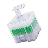 Milisten Filtro de Esquina para Pecera Esponja de Cerámica Multicapa Filtro de Plástico Ambiental Herramienta de Filtrado para Acuario Compatible Bomba de Aire Fácil Limpieza y