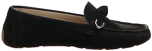 Cole Haan Womens Evelyn Bow Driver Driving Style Loafer, Black Nubuck (Akuya), 8 Us #TOP2