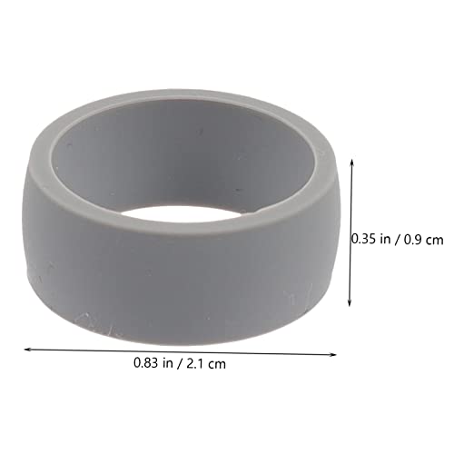 Anillos deportivos flexibles de silicona para hombres miniatura 2