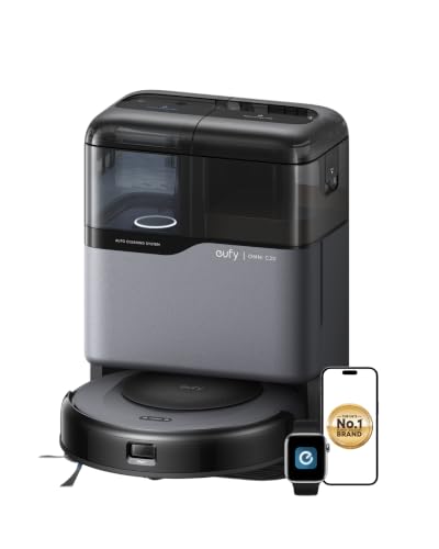 eufy Omni C20, Robot Vacuum Cleaner with Mop, All-in-One Station