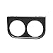 GlowShift Universal Black Dual Gauge Mounting Bracket Pod - Fits Any Make/Model - Mounts (2) 2-1/16" (52mm) Gauges Under The Vehicle's Dashboard