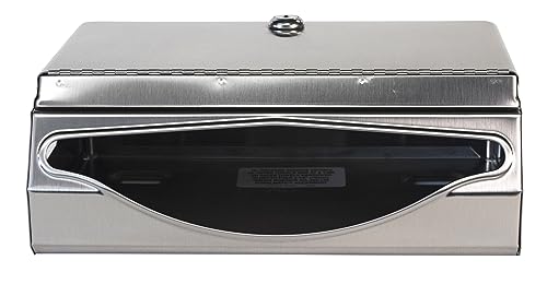 BOBRICK 26212 ClassicSeries Stainless Steel Surface-Mounted Paper Towel Dispenser, Satin Finish, Tumbler Lock, 4" Length, 7-1/8" Height, 10-3/4" Width - Thumbnail 5
