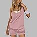 Firzero Womens Oversized 2 Piece Sets Summer Lounge Set Round Neck Sleeveless Tops and Shorts with Pockets Workout Outfits Tracksuit