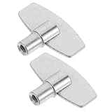 Abaodam 2stücke Mechanische Uhrenschlüssel Für Aufziehen Von Alarmuhren Robuste Werkzeuge Für Uhrmacher-Reparatur Einsetzbar Und Tragbar Silber