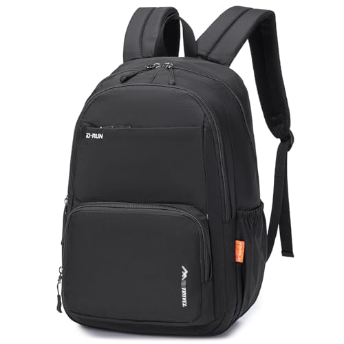 COSCOOA Mochila de viagem de 40 x 30 x 15 cm para itens pessoais, mochila pequena de 16 x 15 cm x 15 cm 20 L, mochila leve tamanho cabine, Preto, 40 x 25 x 20 cm (15.7 x 9.8 x 7.9 inches), 20L