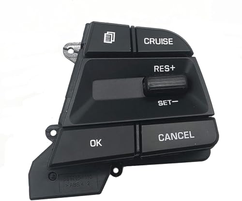 XMCBHSM Interruptor de Control de Crucero del automóvil, para Hyundai Elantra Solaris 1.6L 2017 2018, Interruptor de Botones del Volante del Control de Crucero