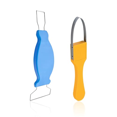 JDNFKG 2 Stück Gartenjätwerkzeuge, Handjätgerät, Bodenlockerer, Gartenjäthacke, Geeignet Für Blumenbeete Und Erhöhte Blumenbeete.