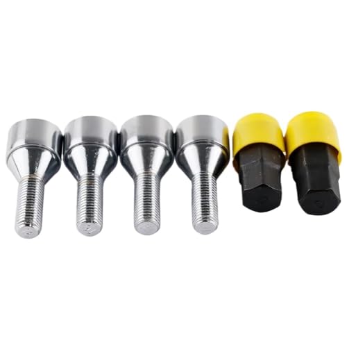 Pernos de rueda M12x1.25 de 28 mm para Alfa Romeo 147 156 y 164 juego de tuercas antirrobo