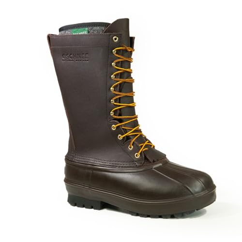 SCHNEE'S Extreme 13" Insulated Boots, 1000g Thinsulate, Oil Tanned Leather, Advantage Outsole, Brown