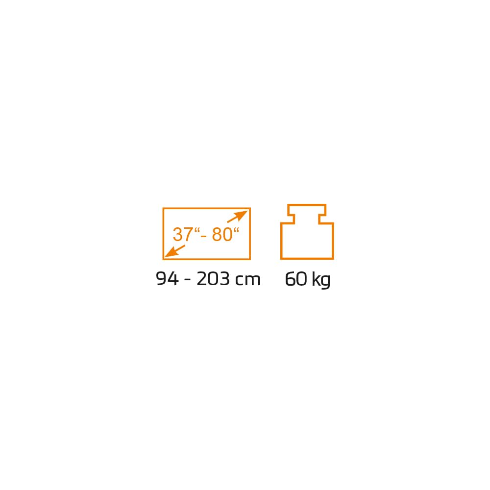 My wall HP63-2L Motorisierte TV-Lift-Halterung mit Fernbedienung, Höhenverstellbar, für TV 37-80 Zoll (94,0-203 cm)