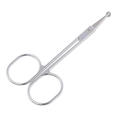 Baby Scissors,Rounded Tip Hair Safety Scissor,Stainless Steel Round