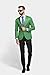 Men's Blazer 2 Button Long Sleeve Regular Fit Suit Sport Coat Jacket Business Casual Lightweight Sport Coat Green