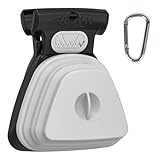 SUPERDESIGN Dog Pooper Scooper, Pooper Scooper for Small and Large Dogs, Dog Poop Scooper for Yard, Pooper Scooper with Bag Attachment and Leash Clip, Ideal for Walks, Travel and Camping (Large,Black)