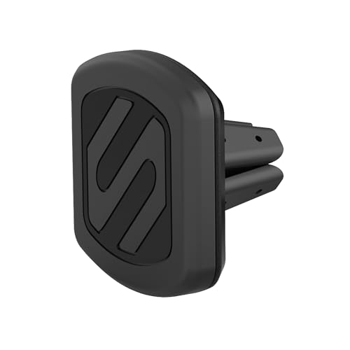 Scosche MAGVM2 MagicMount Magnetic Car Phone Holder - Strong Magnet Car Mount for iPhone and Android - Secure Magnetic Cell Phone Mount for Air Vent - Universal 360° Adjustable Mobile Cellphone Holder