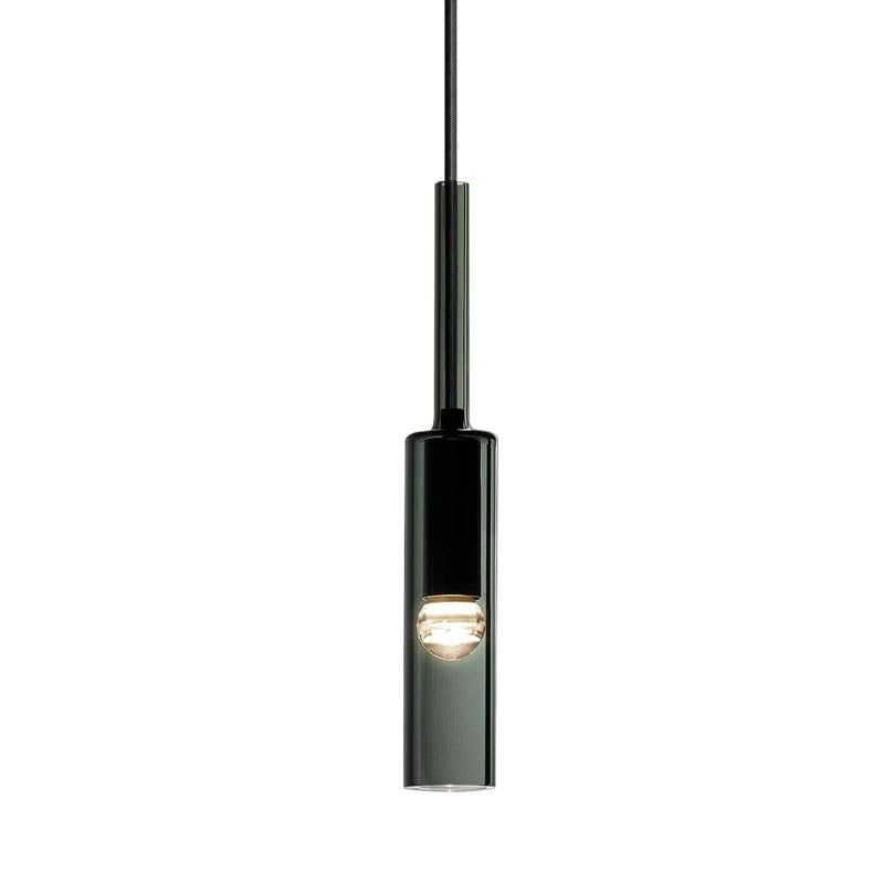 Lampe de plafond en verre rétro avec hauteur ajustable et design