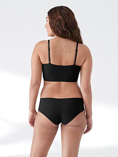True & Co Womens Body Lift Triangle Adjustable Strap Bra, Black, L 36C-D 38A-B Us #TOP1