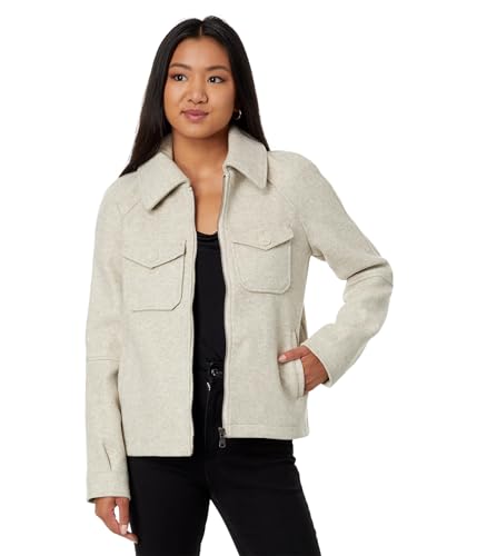 (取寄) アヴェックレフィー レディース リラックスド-フィット ジップ フロント ジャケット Avec Les Filles women Relaxed Zip Front Jacket Chocolate 313dQhfeicL.jpg