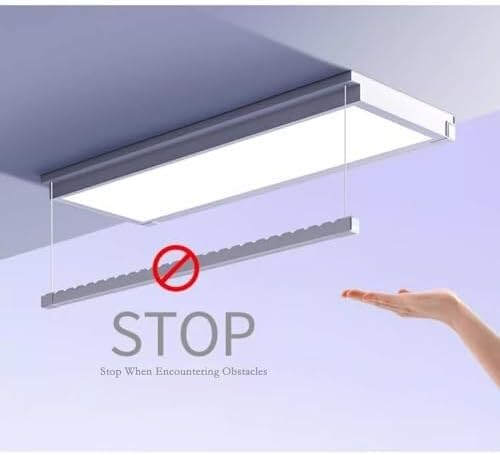 Ceiling Mounted Electric Clothes Dryer with Remote Control – Ultra Thin Invisible Drying Rack for Household, Balcony, and Laundry – Telescopic Lifting, 35kg Capacity