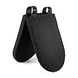Western Saddle Pad Black Felt Horse Saddle Pads Western Saddle Pads for Horses with Ease Wither Wool Shims Benefit Saddle Fit Comfortably with Thick Withers