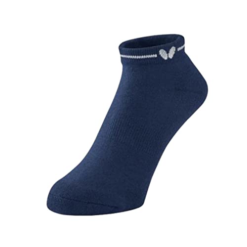 バタフライ(Butterfly) 卓球 ショートカラー・ソックス 吸水速乾 抗菌防臭機能 アンクル丈タイプ ネイビー(178) L 92330