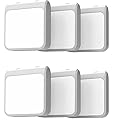 Solatec Plug-in Led Night Light with Auto Dusk to Dawn Sensor,Adjustable Brightness and Color, Warm White,Cool White Lights for Bathroom,Hallway,Bedroom, Kids Room, Kitchen, Stairway, 6 Pack