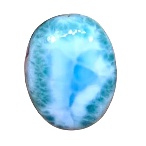 Cabochon de larimar pour pendentif fait main : créez votre bijou unique