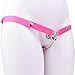 Male Portable Flat Protection Cage with Waist Belt, Special Negative Inverted Cage Set for Sissy Men 3234 -USXA03 (Pink)