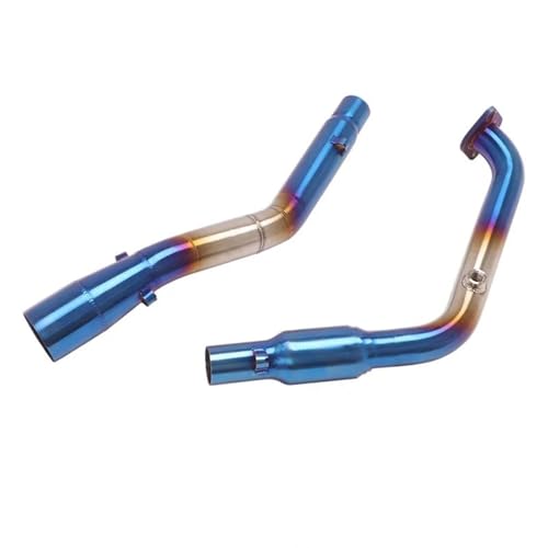 ���[�^�[�T�C�N�� �G�L�]�[�X�g �G�X�P�[�v �t�����g�����N�p�C�v �w�C�_�[ �G�}�ڑ� 51mm �}�t���[ �ɓK������ YZF R15 R125 MT-15 V3 V4 BPAJHTSK(�����ȓX)(A)