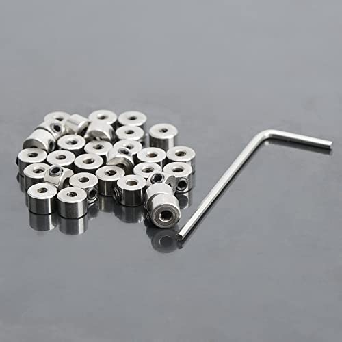 Yxq Plane Landing Gear Wheel Stop 0.08"/2.1Mm Wheel Collar For Rc Airplane Model Aircraft(30-Pack) #TOP5