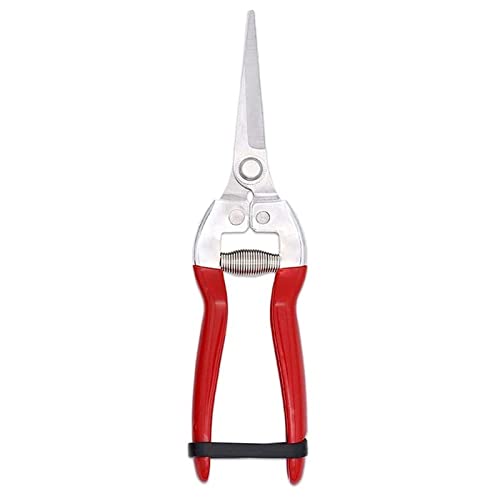 Tijeras de acero inoxidable, tijeras de corte de pelo, podadora manual de jardinería artesanal, podadora de jardín, cortahojas, tijeras de florista rectas para plantas