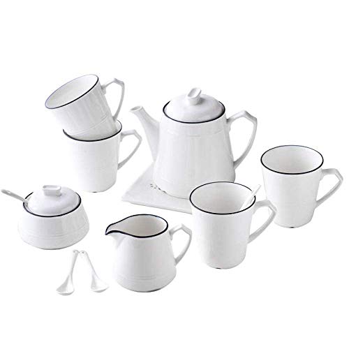 Théière avec passoir à thé performant et tasses thermiques en céramique