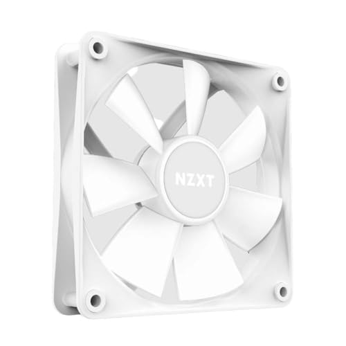Image of NZXT F140 RGB Core - 140mm Hub-Mounted RGB Fan - 8 Individually-Addressable LEDs - Semi-Translucent Blades - High Static Pressure & Airflow - Quiet Operation - PWM Control - CAM Software - White