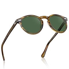 R7: Green Lens Stripe Frame
