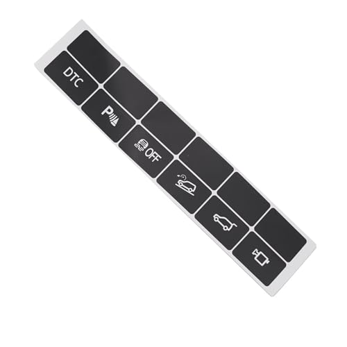 Autocollants bouton de rechange ajustement précis pour interrupteurs et boutons de X6 E71
