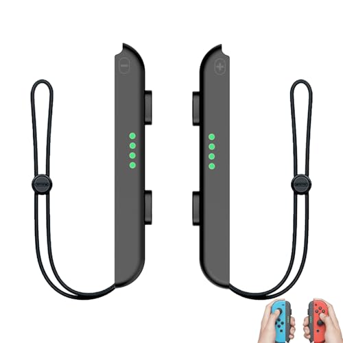 Menibeuty Accesorios Nintend0 Sw1tch J0ycon, 2 Paquetes de Controlador Correa para Joystick Ajustable Correa de Muñeca para Switch Gamepad, Adaptador Mando Compatible con Sw1tch-Spiel (Negro)