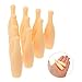BESPORTBLE 10pcs Portable Bowling Pin Durable Tabletop Bowling Game Accessories for Indoor Fun and Family Entertainment for Standard Tables and Machines