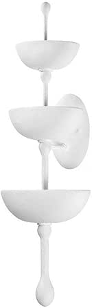 Corbett Lighting Aura - 6 Light Wall Sconce-30 Inches Tall and 10.25 Inches Wide-Gesso White Finish