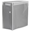 CPU Dust Cover See-Through Lightweight Waterproof Computer Desktop Office Work PC MIni-Tower Full Body Protective Case - Small Mini Size