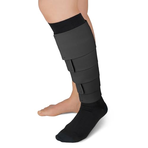 Lohmann ReadyWrap Fusion Leg Wrap Compression Kit, with Liner, Black Long Length, Large