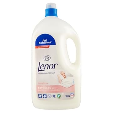 Lenor - Ammorbidente Professionale per Tessuti Sensibili 3,8l - 190 Lavaggi