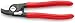 Produktbild Knipex Kabelschere mit Öffnungsfeder brüniert, mit Kunststoff überzogen 165 mm 95 21 165
