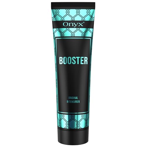 Onyx Booster Bräunungsbeschleuniger Solarium für schnelle intensive Bräune | feuchtigkeitsspendende Solariumcreme für Sonnenstudio & Bräunen draußen | 150 ml